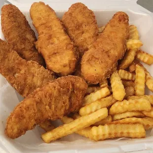 Pizza house Chicken strips are tender, breaded pieces of chicken that are crispy on the outside and juicy on the inside. Perfect as a snack