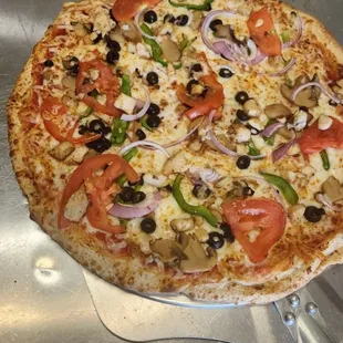 Vegetables pizza