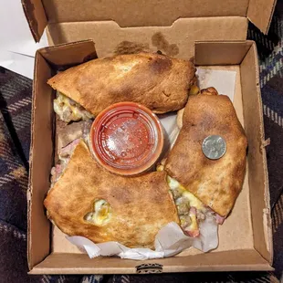 Teeny $12 calzone