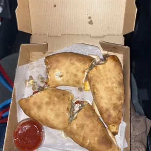 All Meat Calzone