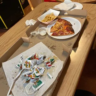 Finished all the food tasted home made