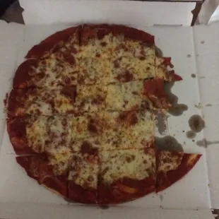 Cheese and Sausage Pizza