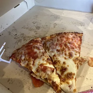 Only left two slices