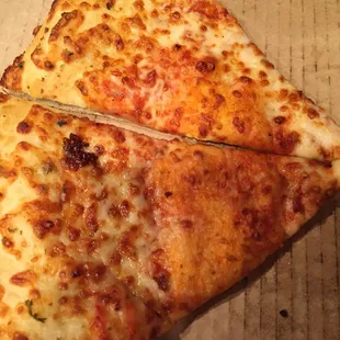 This is what you receive if you order and pay for EXTRA cheese!!