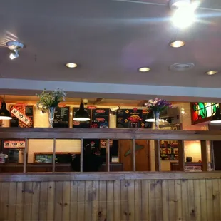 a view of the bar area