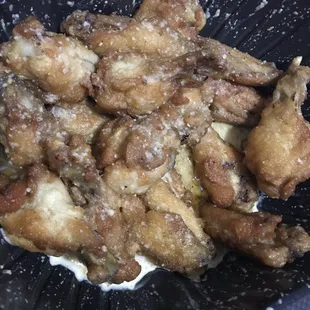 a bowl of fried food