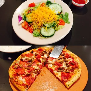 Salad would be better with croutons &amp; silverware!