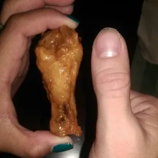 Wings are as small as my thumb!  What the heck?!