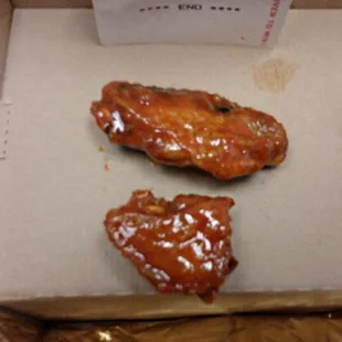 Wednesday 50cent wing special... 1/2 off (not the price, the size of the wings)