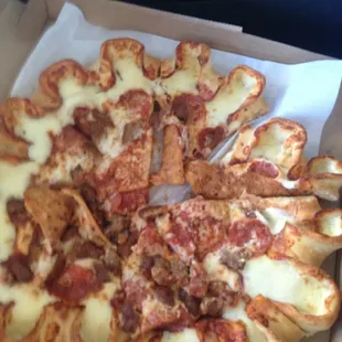 This is the nasty mess I recieved after waiting almost an hour for. It's funny because on there boxes it say "Make it Great."