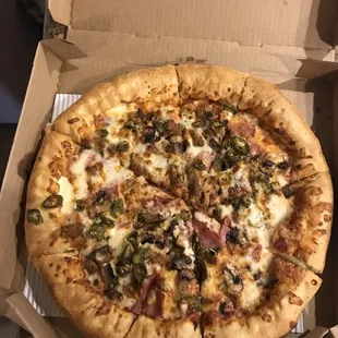 Thanks for putting all The jalapeños on three slices