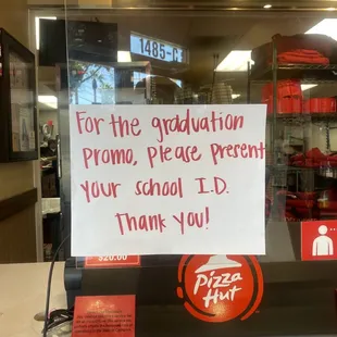 "Free pizza" cost our grad $11.85. Rip-off!