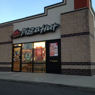 the front of the restaurant