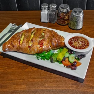 Meat calzone