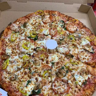 a pizza in a box