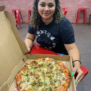 pizza, food