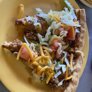 Taco pizza