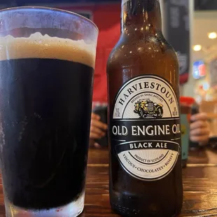 Old engine oil. Needed some chocolate cake.