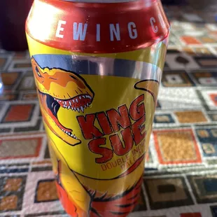 a can of king sushi