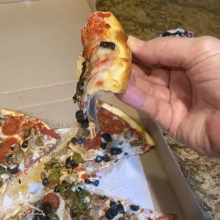 Soggy pizza