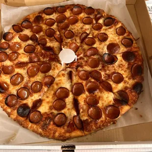 Cup &amp; curl pepperonis