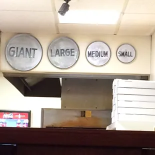Pizza size