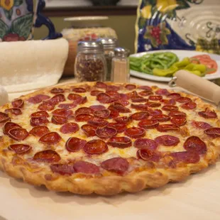 Everyone loves our pepperoni pizza