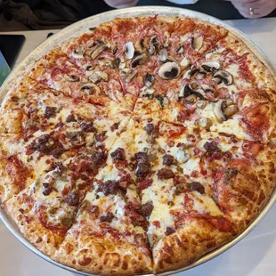 XL Half Meat Half Ham and Mushroom