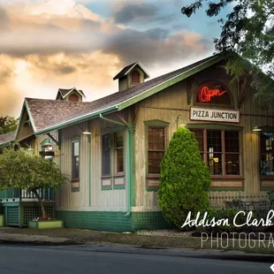 the exterior of the restaurant