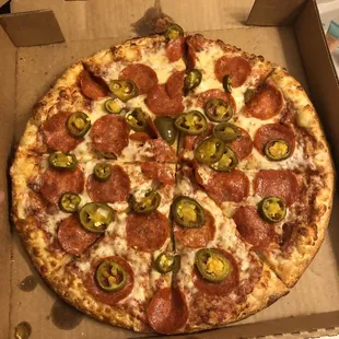 Actually is a good looking pizza and that&apos;s all .
