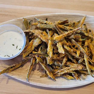 Okra fries
