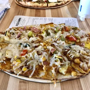 Pan Seared Veggie Pizza