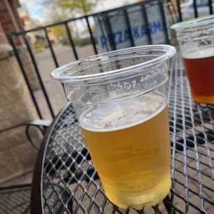 Ice cold beer on tap