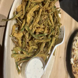 Okra fries