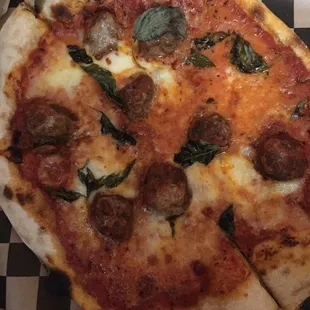 Meatball Pizza