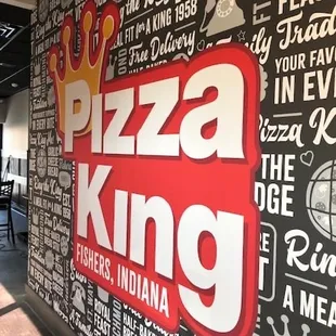 Pizza King Wall Mural
