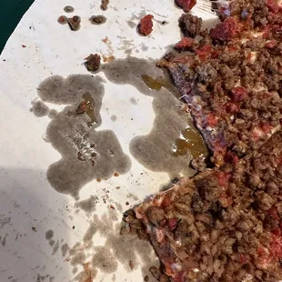 The food is overly greasy,