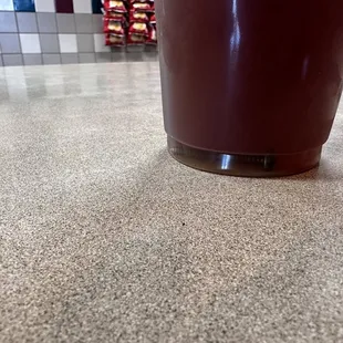 This is a screw that my daughter found in her drink and they played it off as it was nothing