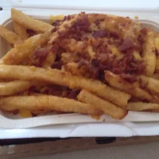 Pizza King cheese fries.