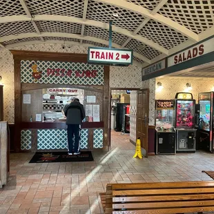 a man standing at the counter