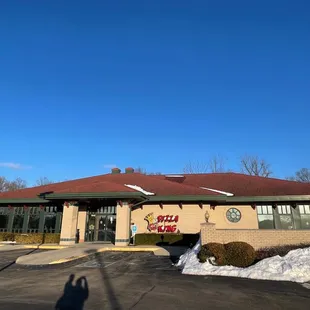 the front of the restaurant