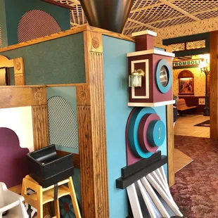 Train-themed restaurant