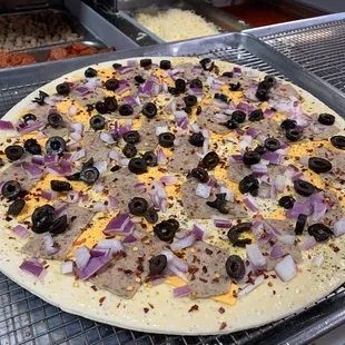 Gyros pizza