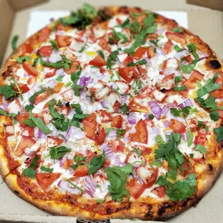 Desi Chicken Pizza