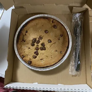 Chocolate Chip Pizza Pie