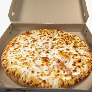 a pizza in a pizza box