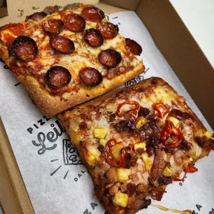 Pepperoni and Pineapple Bacon