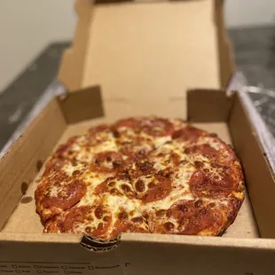 personal size pizza is really good and the perfect size for one person.
