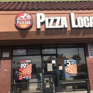 the front of a restaurant