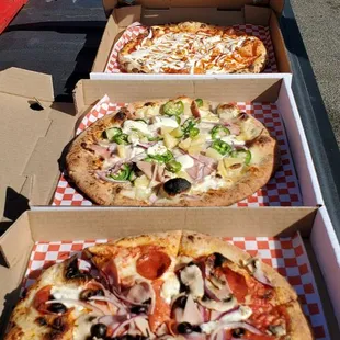 These pizzas are so good that we can never order just one!